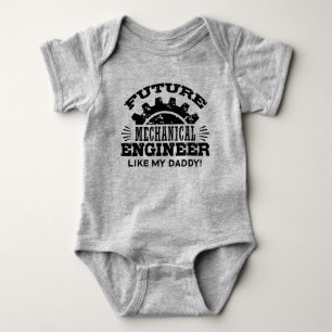 Future Mechanical Engineer Like My Daddy Baby Bodysuit