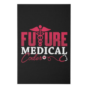Future Medical Coder ICD Coding Programmer Gift Faux Canvas Print