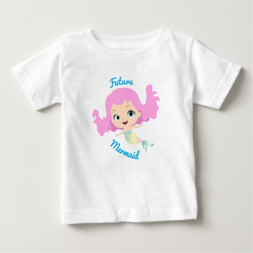 Future Mermaid Cute Cartoon Baby T_Shirt