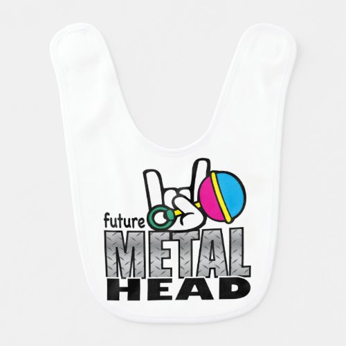 Future Metal Head Bib