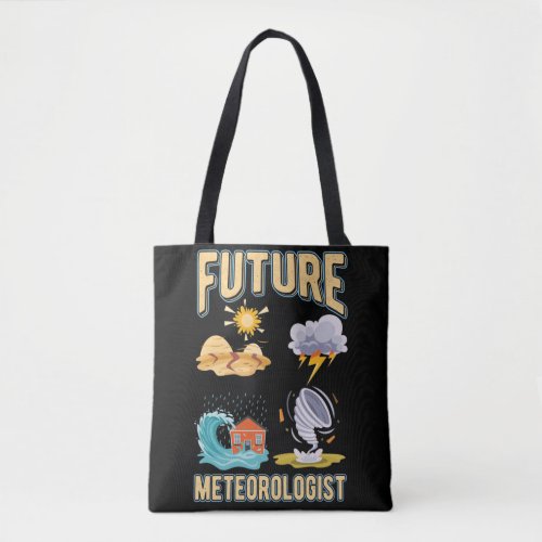 Future Meteorologist Cute Weather Watcher Tote Bag