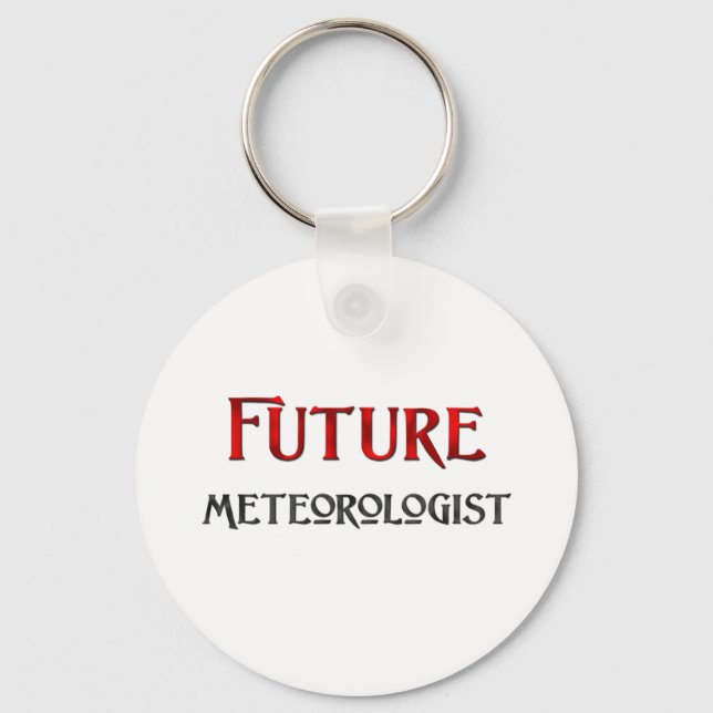 Future Meteorologist Keychain (Front)