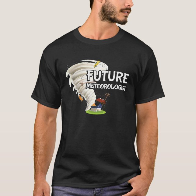 Future Meteorologist Weather  Meteorology Fan T-Shirt (Front)