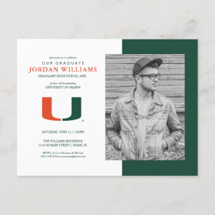 Future Miami Grad Announcement Postcard