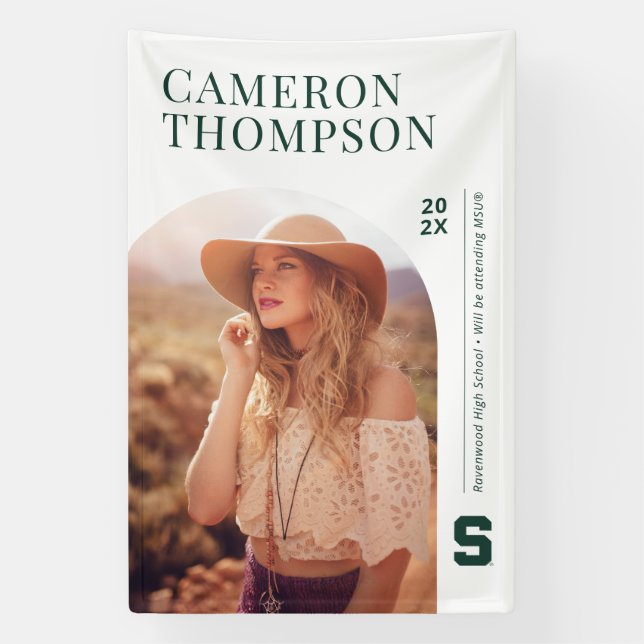 Future Michigan State Grad | Photo Arch Banner (Vertical)