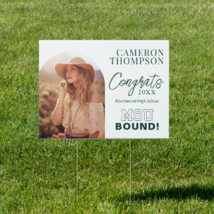 Future Michigan State Graduate   Photo Sign