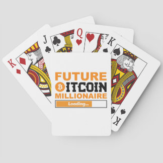 Future Millionaire Bitcoin Humor Cryptocurrency Poker Cards