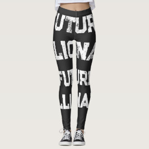 Future Millionaire Inspirational Entrepreneurial  Leggings