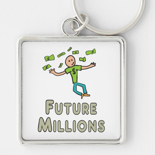 Future Millionaire (Millions) Keychain (Front)