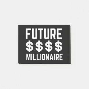 Future Millionaire Post-it Notes