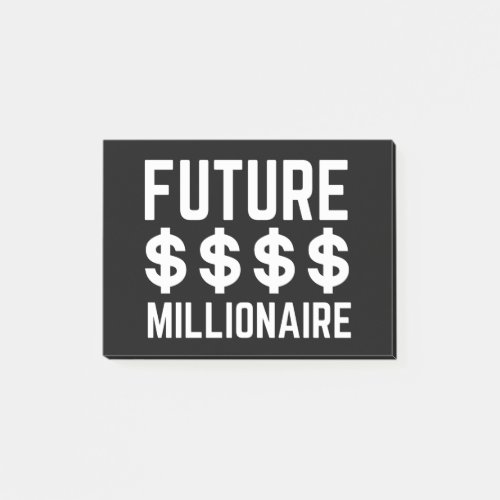 Future Millionaire Post_it Notes