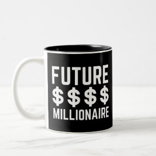 Future Millionaire Two-Tone Coffee Mug