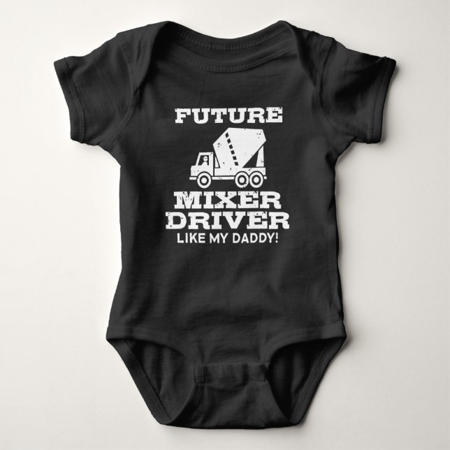 Future Mixer Driver Baby Bodysuit (Front)