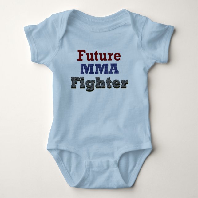 Future MMA Fighter Baby Bodysuit (Front)