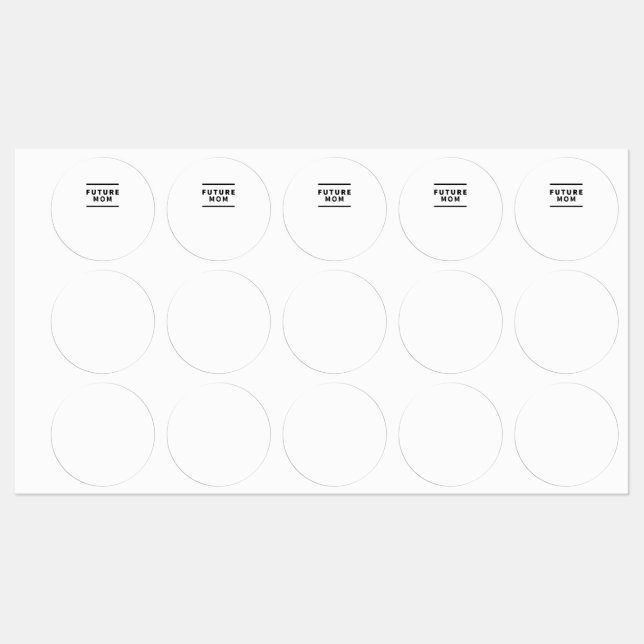 Future mom (2) labels (Sheet)