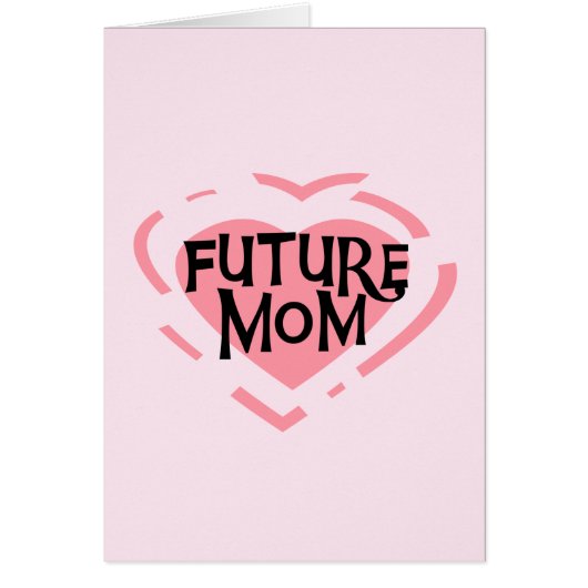 Future Mom Pink Heart Tshirts and Gifts (Front)