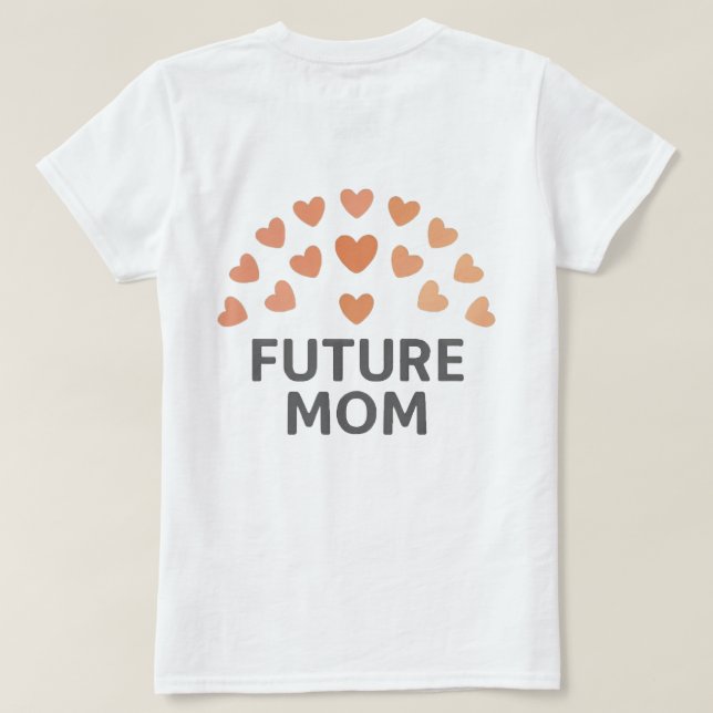 Future Mom Womens/Girls T-Shirt (Design Back)