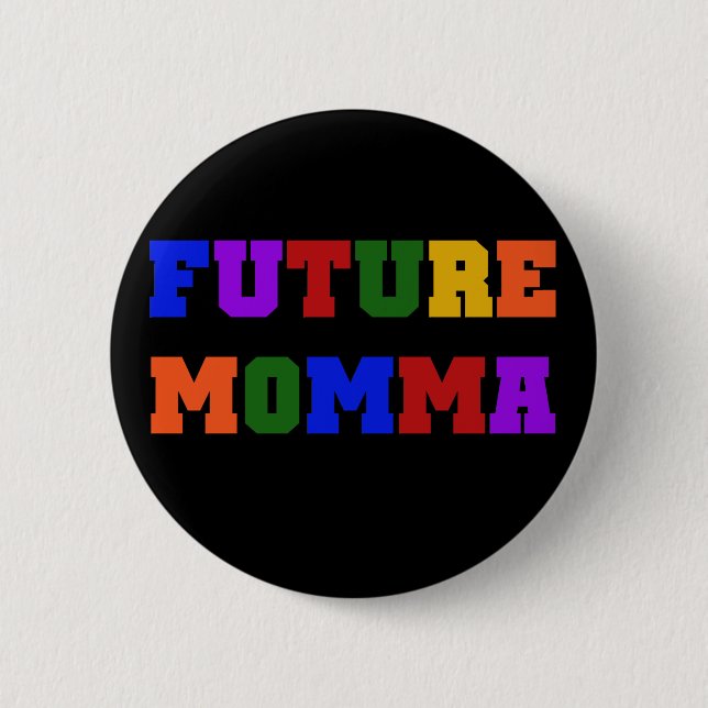 Future Momma Tshirts and Gifts Button (Front)