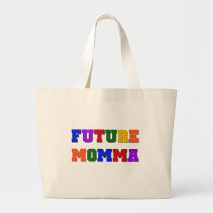 Future Momma Tshirts and Gifts Large Tote Bag