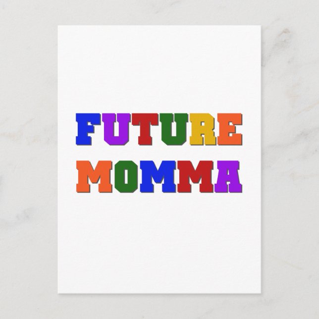 Future Momma Tshirts and Gifts Postcard (Front)