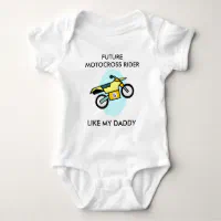 Future Motocross Rider Baby Bodysuit