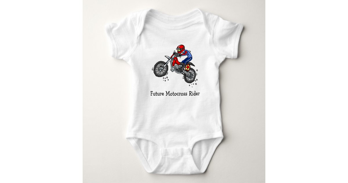 Future Motocross Rider Baby Bodysuit