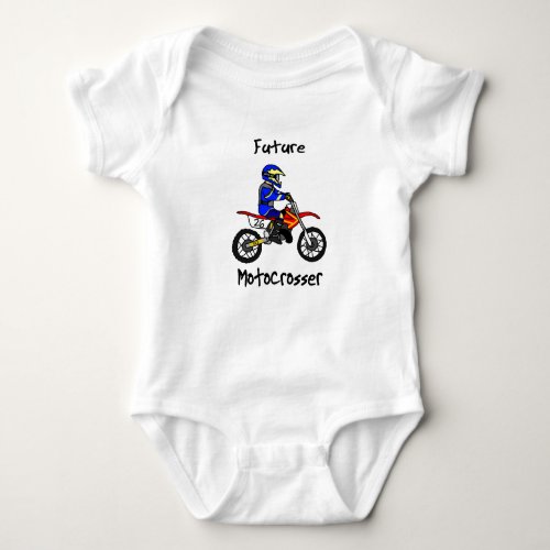 Future Motocrosser Baby Creeper Boy