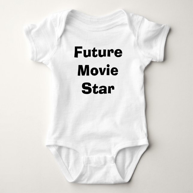 Future Movie Star Baby Bodysuit (Front)