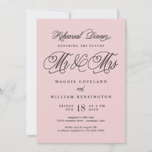 Future Mr and Mrs Rehearsal Dinner Invitation