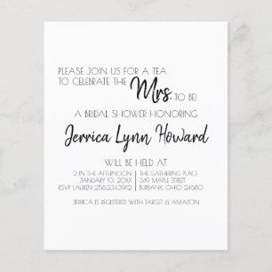Future Mr. & Mrs. Bridal Shower Flyer