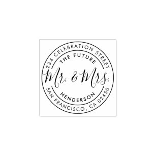 return address rubber stamps