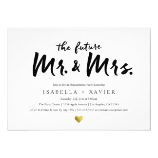 Future Mr. & Mrs.| Engagement Party Invite