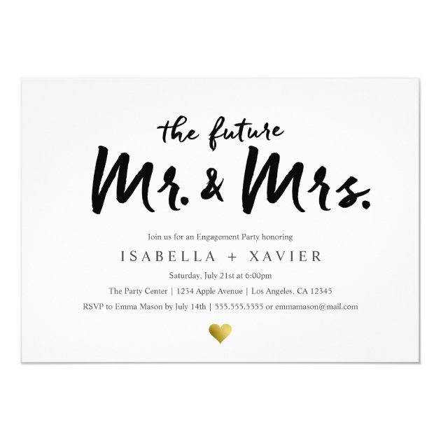 Future Mr. & Mrs. | Engagement Party Invite
