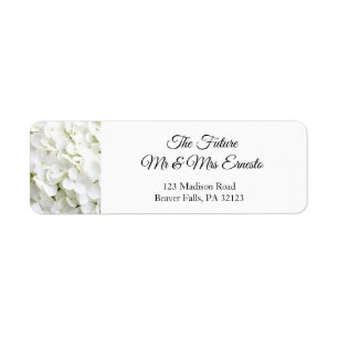 Future Mr/Mrs Floral Wedding Return Address Labels