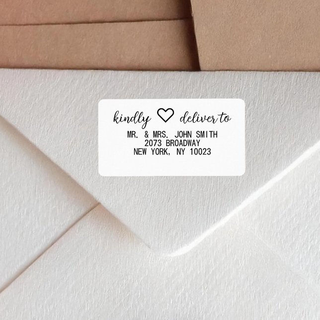 Future Mr & Mrs Modern Wedding Minimalist Label (Creator Uploaded)