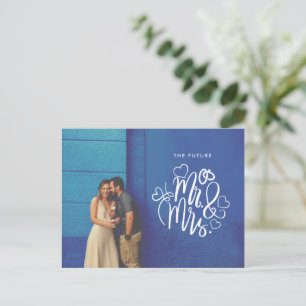 Future Mr Mrs Wedding Photo Save the Date Announcement Postcard
