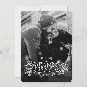 Future Mr & Mrs winter engagement invites