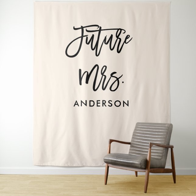 Future Mrs Bridal Shower Backdrop Photo Booth  (In Situ)