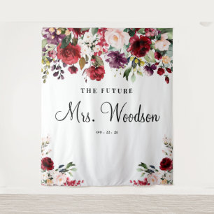 Future Mrs Bridal Shower Backdrop Photo Booth