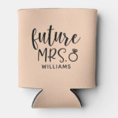 Future Mrs. Bridal Shower Can Cooler (Front)