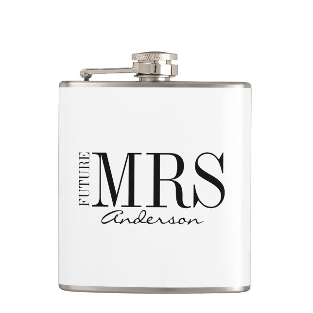 Future Mrs. Bride Bridal Party Flask (Front)