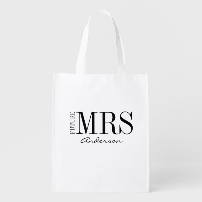 Future Mrs. Bride Bridal Party Reusable Bag (Front)
