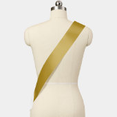 Future Mrs Bride gold white elegant bridal Sash (Mannequin)