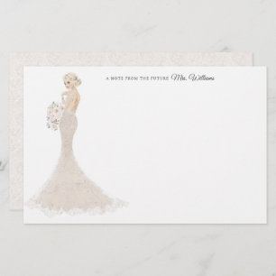Future Mrs Bride Thank You Stationery