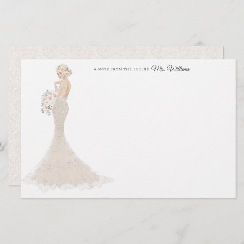 Future Mrs Bride Thank You Stationery