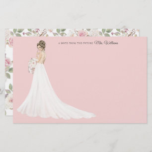 Future Mrs Bride Thank You Stationery