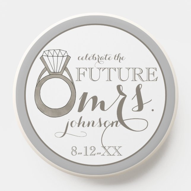 Future MRS. Bride-to-Be Diamond Engagement Ring PopSocket (Popsocket)