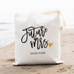 Future Mrs Calligraphy Tote Bag