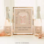 Future Mrs. Champagne Labels Bridal Shower Favors<br><div class="desc">When planning a bridal shower, choosing these items with our "Brunch and Bubbly" theme can make the process delightfully effortless while ensuring a stunning result. The modern illustrated vintage champagne glass, adorned with delicate white flowers and a charming pink bow, adds a touch of elegance and whimsy that perfectly sets...</div>