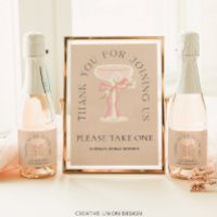 Future Mrs. Champagne Labels Bridal Shower Favors